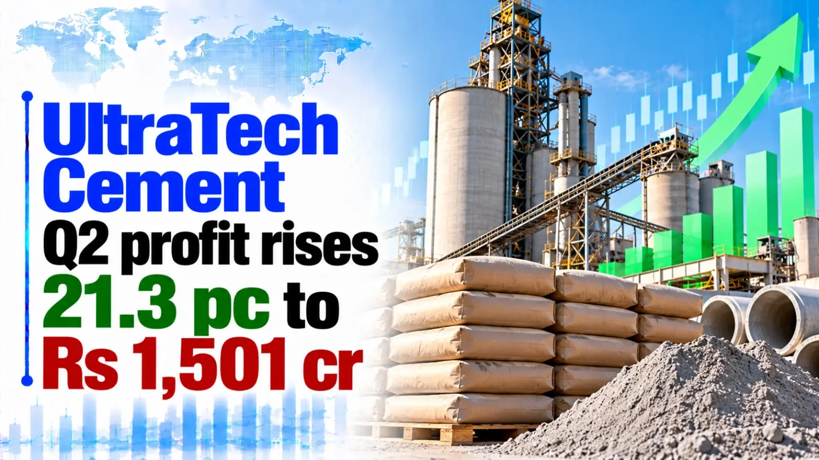 UltraTech Cement Q2 Profit Rises 21.3% to Rs 1,501 Cr