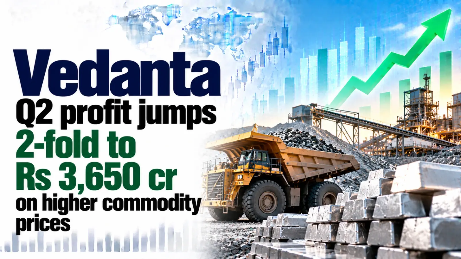 Vedanta Q2 Profit Jumps 2-Fold to Rs 3,650 Cr on Higher Commodity Prices