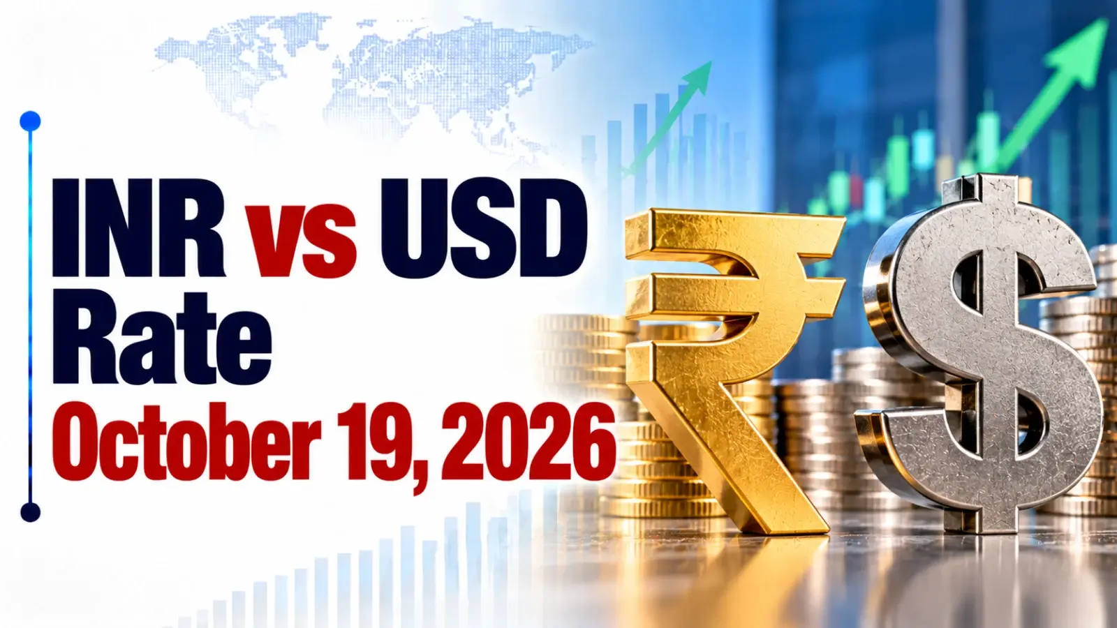 INR VS USD Rate, October 19, 2026: Rupee Rises 9 Paise to 94.80 Against US Dollar in Early Trade