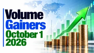 Volume Gainers, October 1, 2026 at 12:00 PM IST: Pix Transmissions Leads Volume Jump