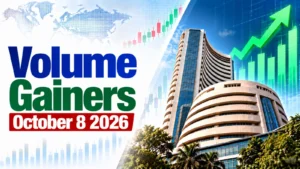 Volume Gainers, October 8, 2026 at 12:00 PM IST: Fino Payments Bank Leads Volume Jump
