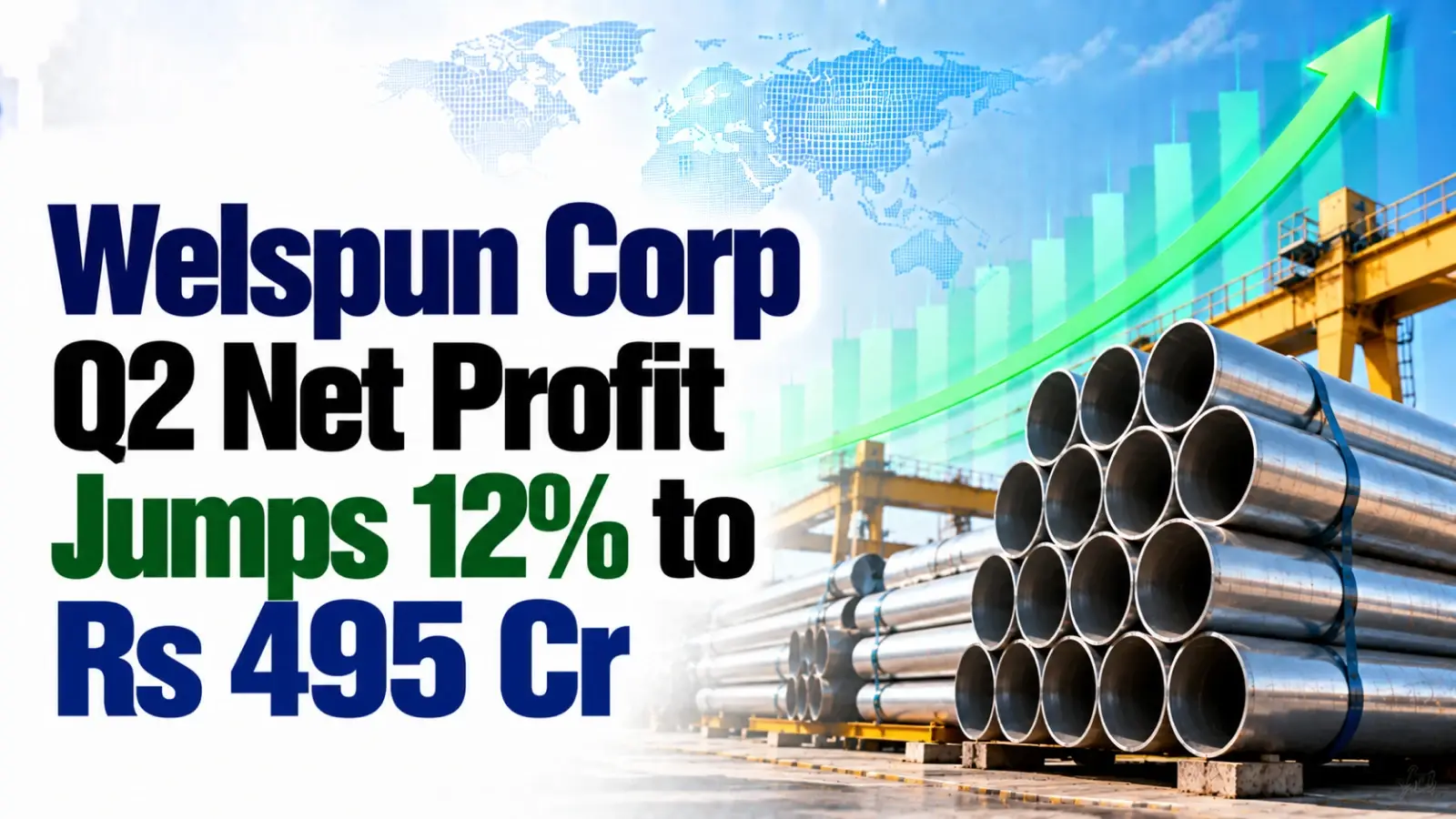 Welspun Corp Q2 Net Profit Jumps 12% to Rs 495 Cr