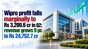 Wipro Profit Falls Marginally to Rs 3,200.6 Cr in Q2; Revenue Grows 9% to Rs 24,752.7 Cr