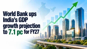 World Bank Ups India’s GDP Growth Projection to 7.1% for FY27